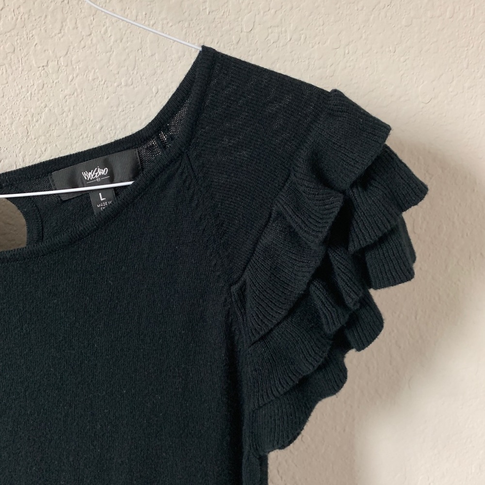 Black sweater dress - Picture 3 of 5